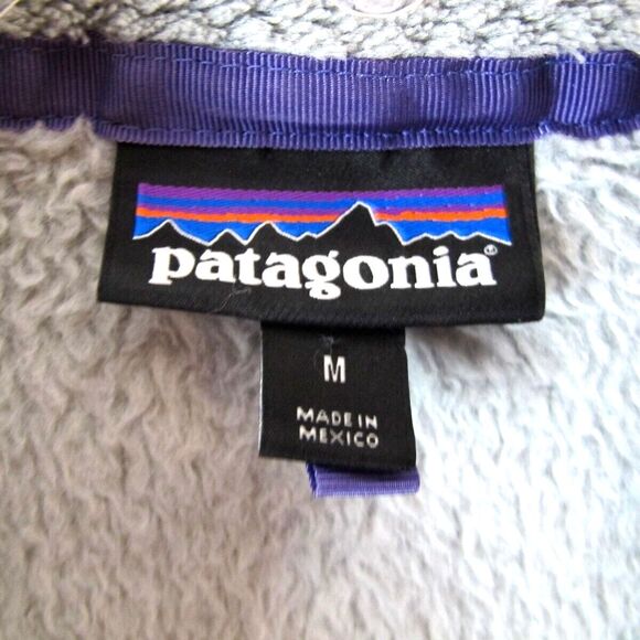 Patagonia Gray Re-Tool Snap-T Polartec Pullover Fleece Jacket Women's Medium - Picture 4 of 9